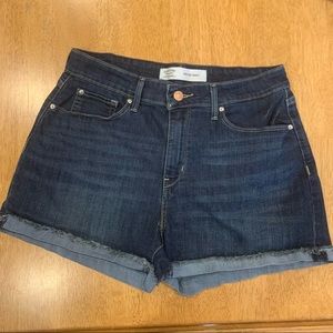 Signature By Levi Strauss High‎ Rise Jean Shorts 10